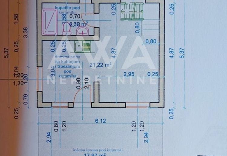 Bezdan. Kendjija. Nova spratna nameštena vikendica 110.5m2